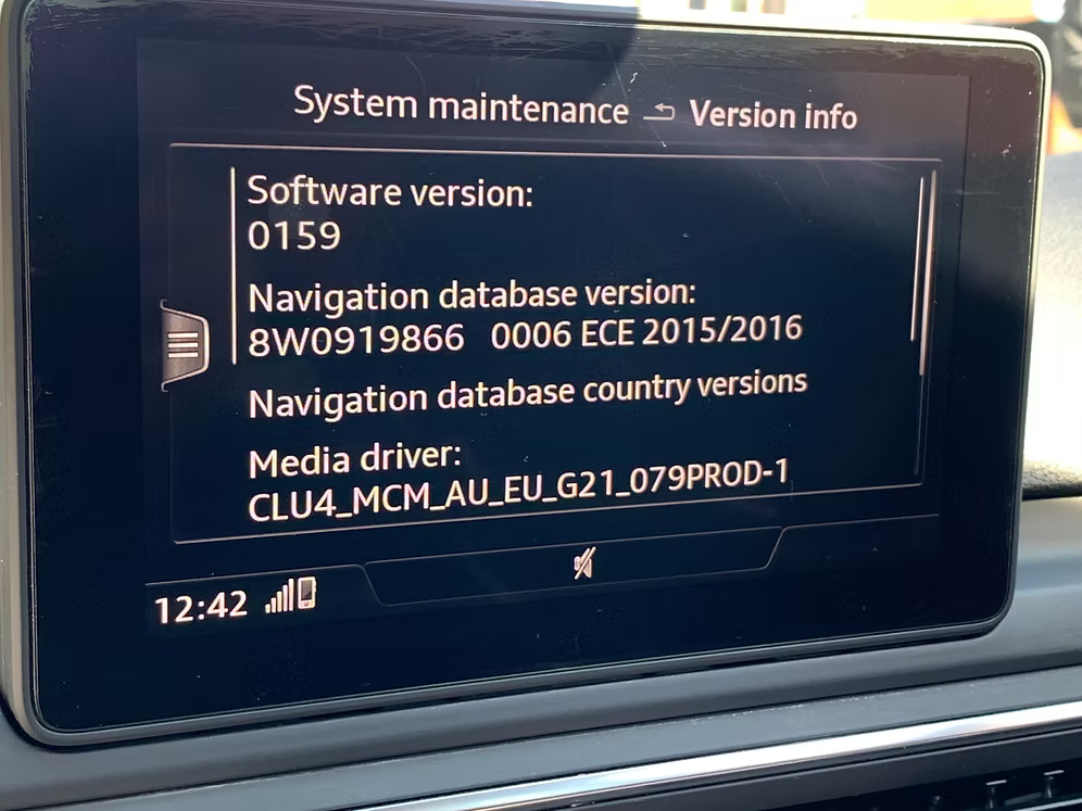 Audi MIB-HS Sat Nav Map SD Card
