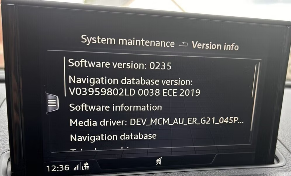 Audi MIB-HS Sat Nav Map SD Card