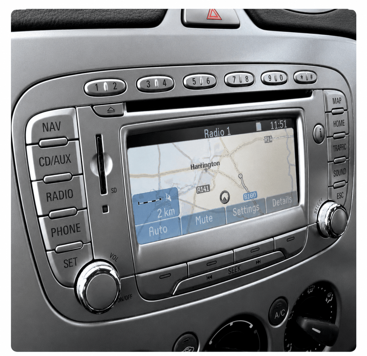 Ford FX SD Card Navigation GPS Map Sat Nav Map UK + Europe - SatNavHub