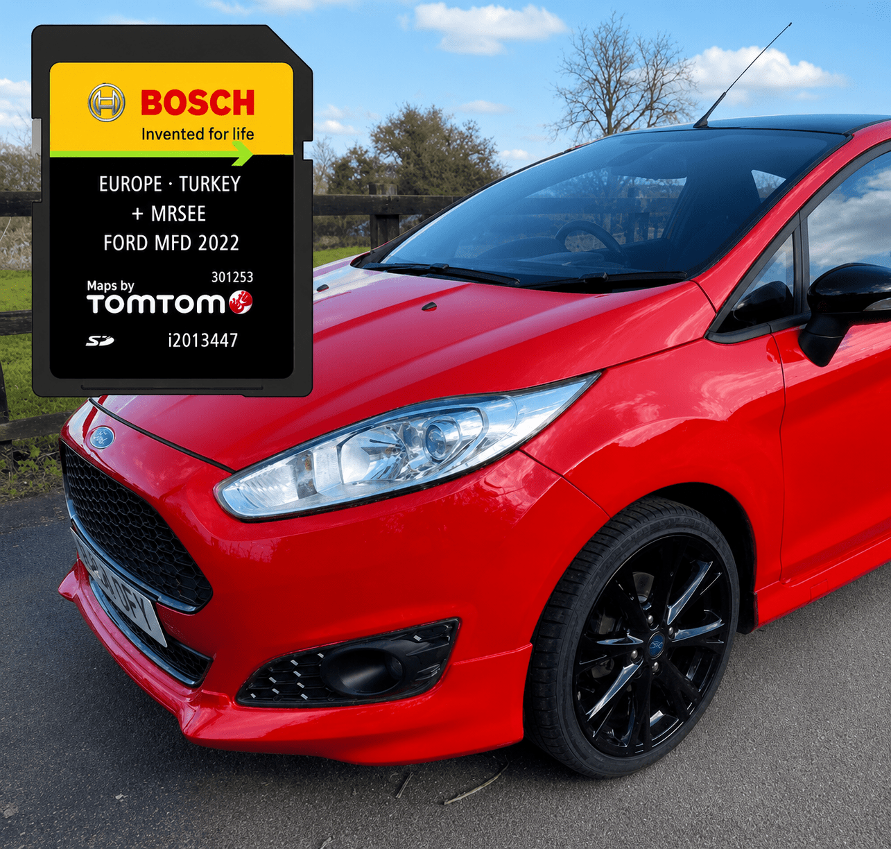 Ford MFD SD Card Navigation GPS Map 2022 UK Europe - SatNavHub