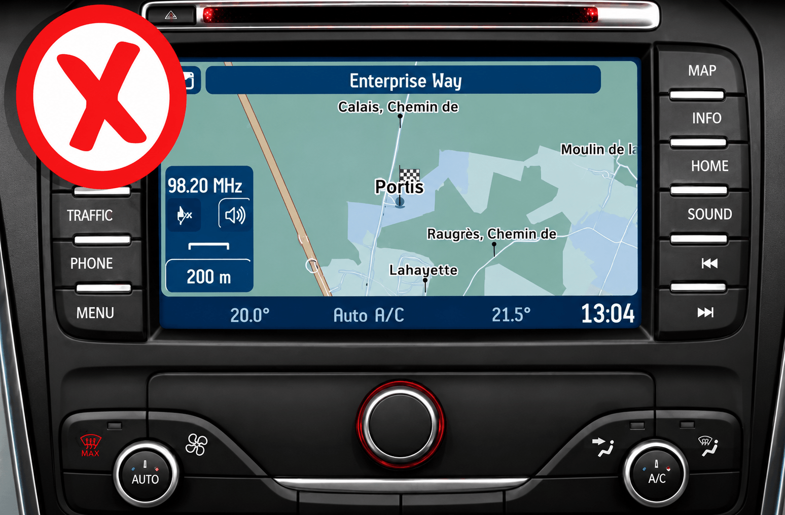Ford MFD SD Card Navigation GPS Map 2022 UK Europe - SatNavHub