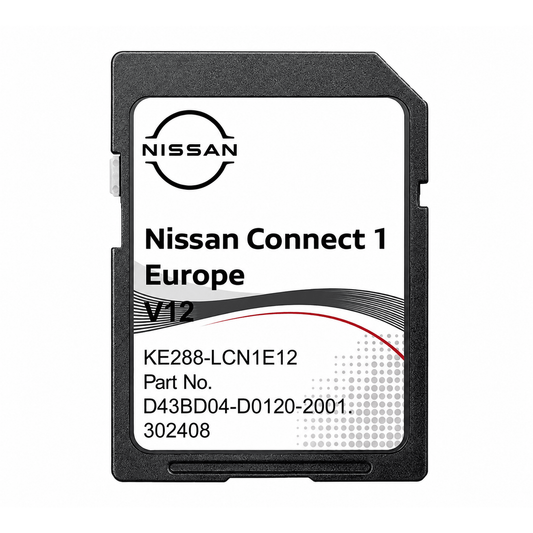 Nissan Connect 1 V12 SD Card Navigation Map Update UK & Europe - SatNavHub