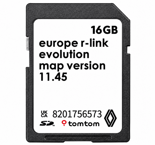 Renault R-Link 11.45 Navigation SD Card - SatNavHub