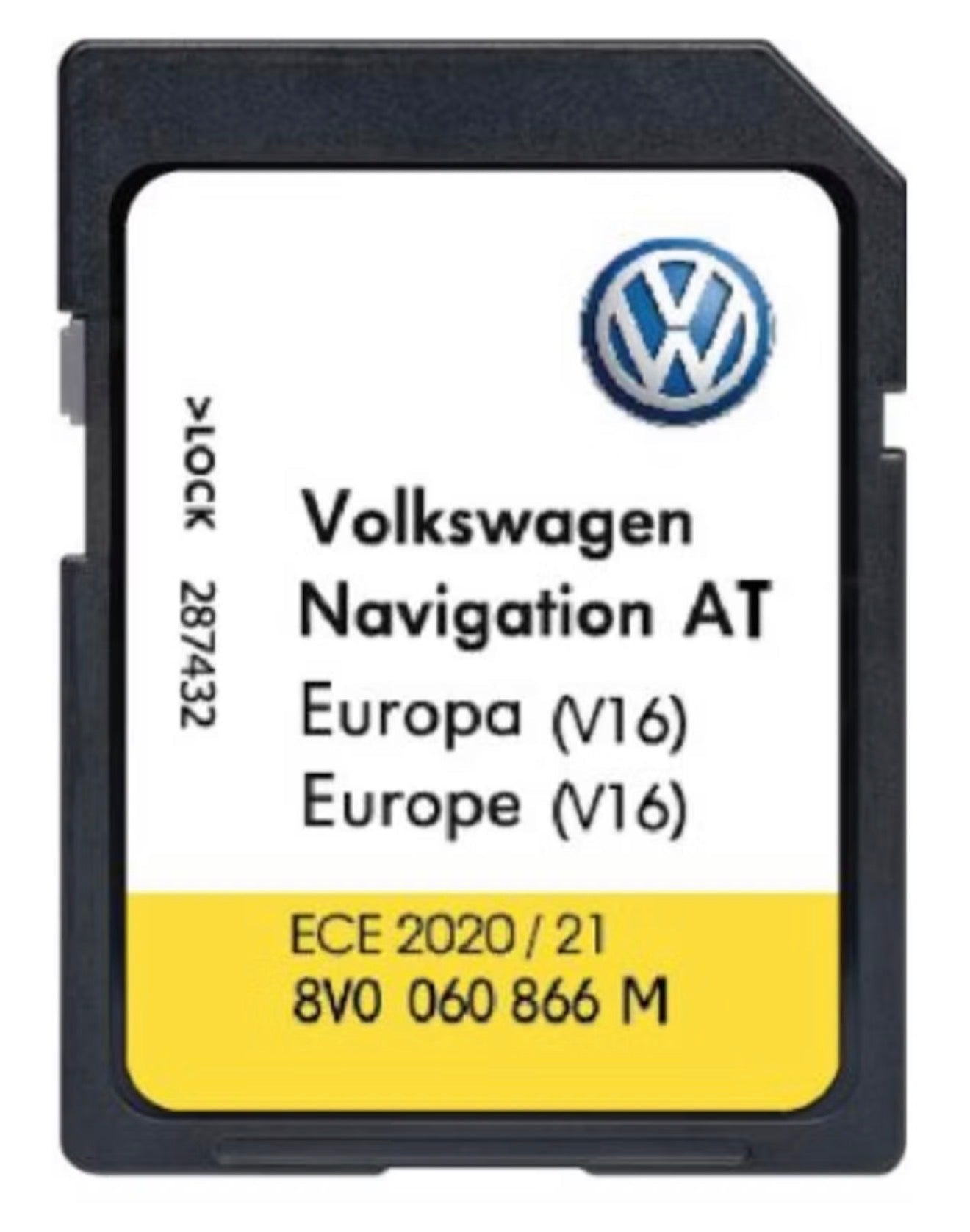 VW V16 (AT) MIB1 Discover Media Sat Nav SD Card Map Update UK & Europe - SatNavHub